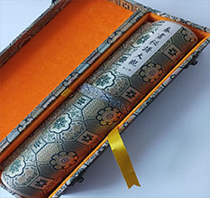 隆子书画装裱案例